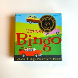 Travel Bingo Best Toy Award | Four Bingo Pads & Pencils